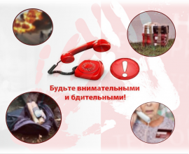 Жителей города просят повысить бдительность и меры личной безопасности!