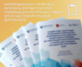 Для предпринимателей были разработаны материалы адаптационного курса для иностранных граждан