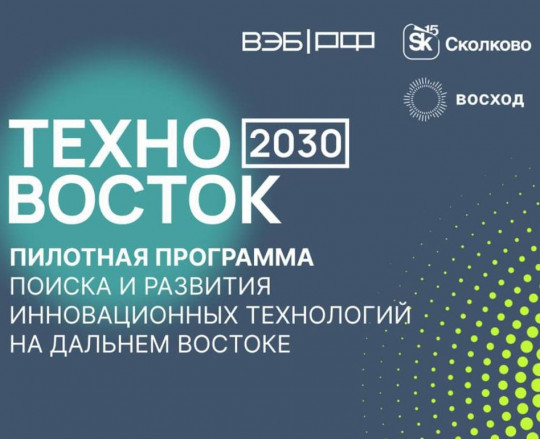 Запуск пилотной программы «ТехноВосток 2030» пройдет во Владивостоке