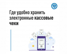 ФНС напоминает жителям Приморья, где удобнее всего хранить чеки